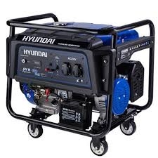  موتور برق هیوندای مدل HG-7556 کیلو وات 7.5 دارای چرخ  هندلی/ استارت الکتریکی