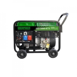 موتور برق گرین پاور  GD15000-ET3 GREEN POWER دیزلی سه فاز/تکفاز 10کیلووات در سه فاز 8 کیلووات در تکفاز