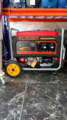 موتور برق بنزینی فلایژن FLYGEN 10KW کیلووات 10 تکفاز هندلی و استارتی