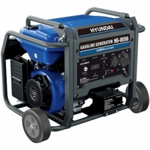  موتور برق هیوندای مدل HG-8556 کیلو وات 6.5 دارای چرخ  هندلی/ استارت الکتریکی