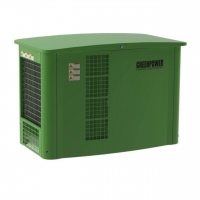 green power electric generator gasژنراتور گاز سوز گرین پاور GP19 (هم گاز شهری هم گاز مایع) توان 15 کیلو وات 12 ساعت دائم کار NG/LPG