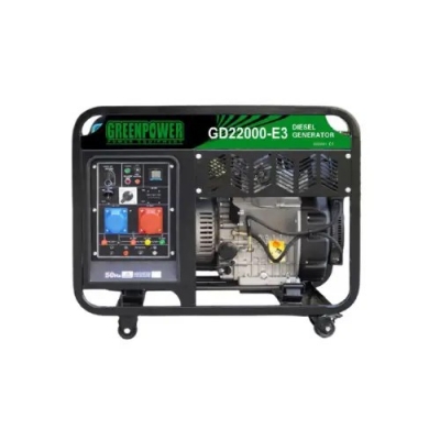 موتور برق گرین پاور  GD22000-E3 GREEN POWER دیزلی سه فاز/تکفاز 17کیلووات دوسیلندر 