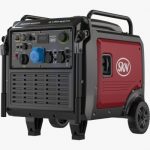 SKN 8500E موتور برق 8/5 کیلووات بنزینی تکفاز چرخ دار هندلی