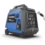 موتور برق هیوندای 4 کیلووات سایلنت silent مدل HG-9240 اورجینال تک فاز بنزینی استارتی و ریموت دار