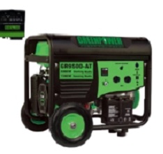 9500ATS - Copy موتور برق بنزینی گرین پاور GREENPOWER مدل GR9500ATS توان حداکثر 8000 وات راه انداز اتوماتیک - Image 1